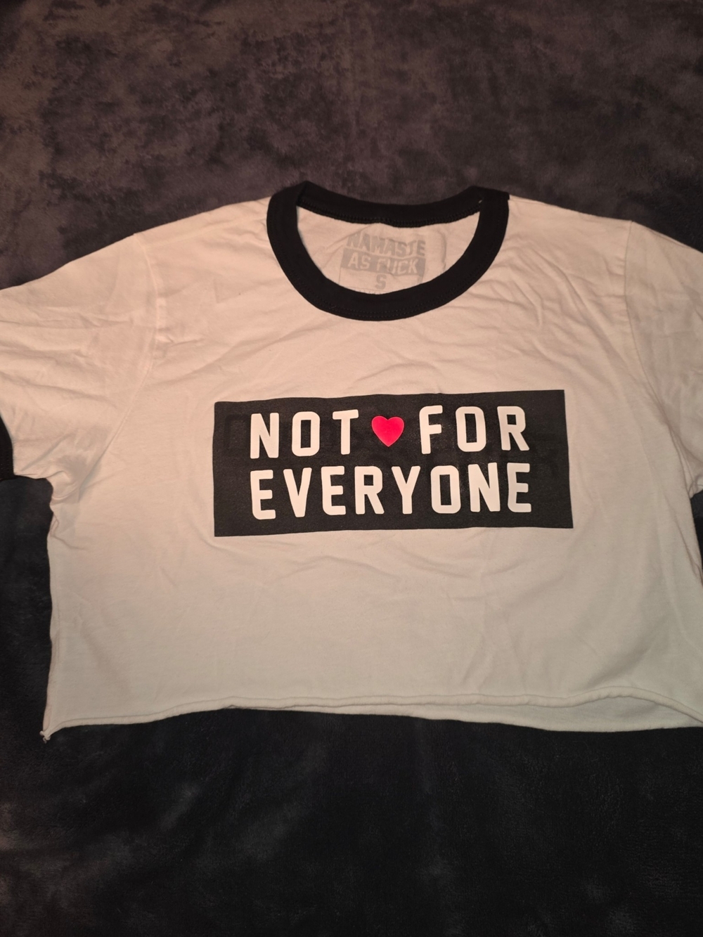 Not For Everyone Cropped Tee